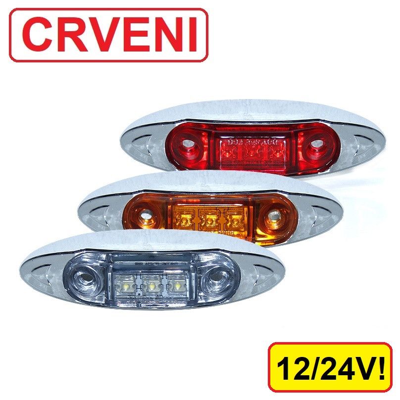 LED BOCNI MARKER- GABARIT - UNIVERZALNI - CRVENI A10 Beograd Zemun